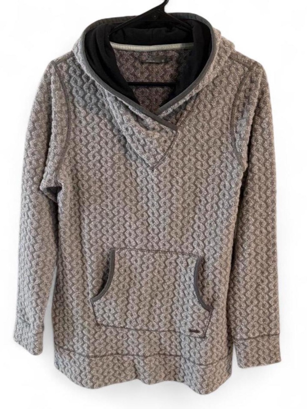 prAna Sybil Hoodie Sweater, a Textured, wool blend garment. Details below